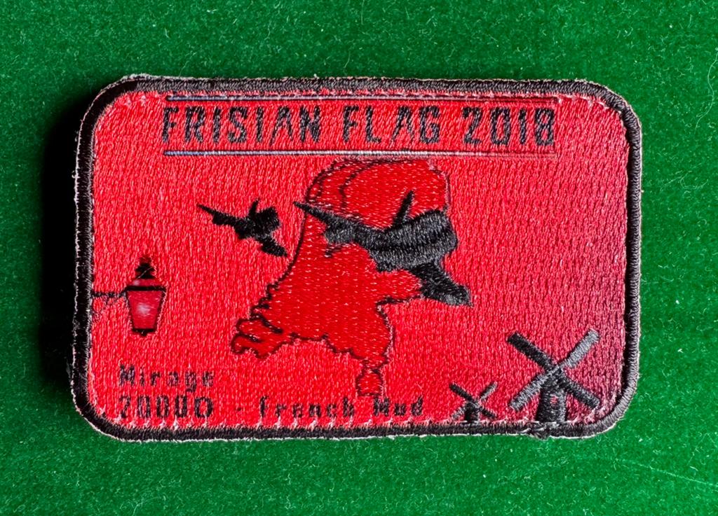 Frisian Flag 2018 French Airforce patch, Verzenden, Zo goed als nieuw
