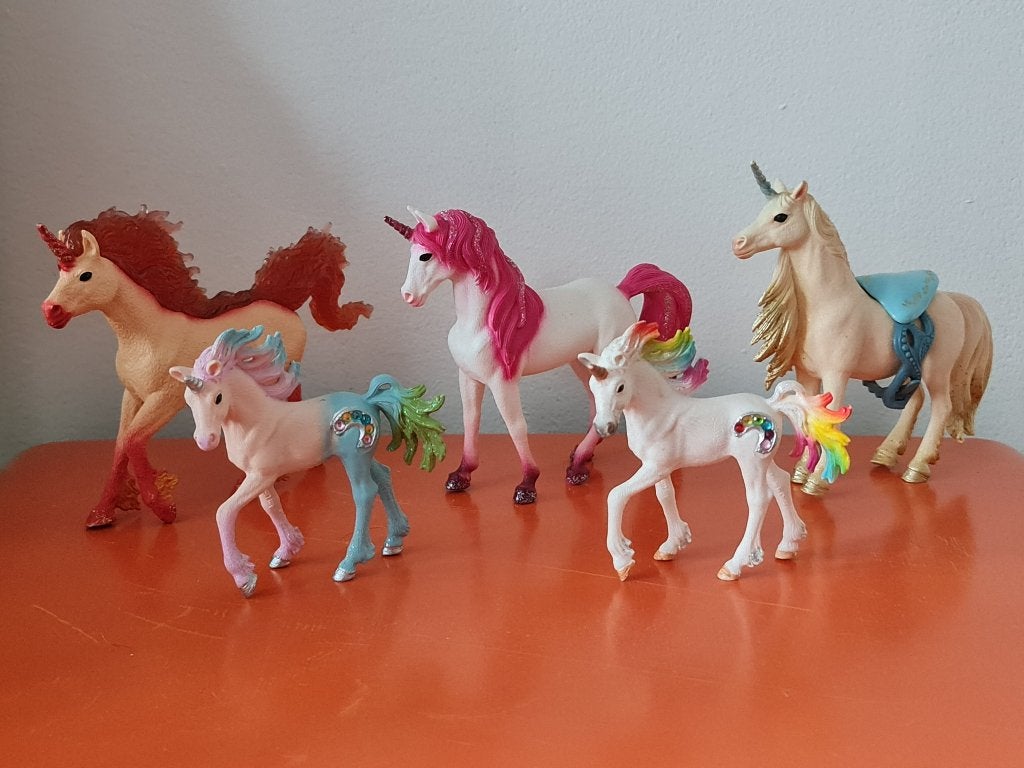 Schleich Eenhoorns, Verzamelen, Dierenverzamelingen, Gebruikt, Beeldje of Figuurtje, Paard, Ophalen of Verzenden