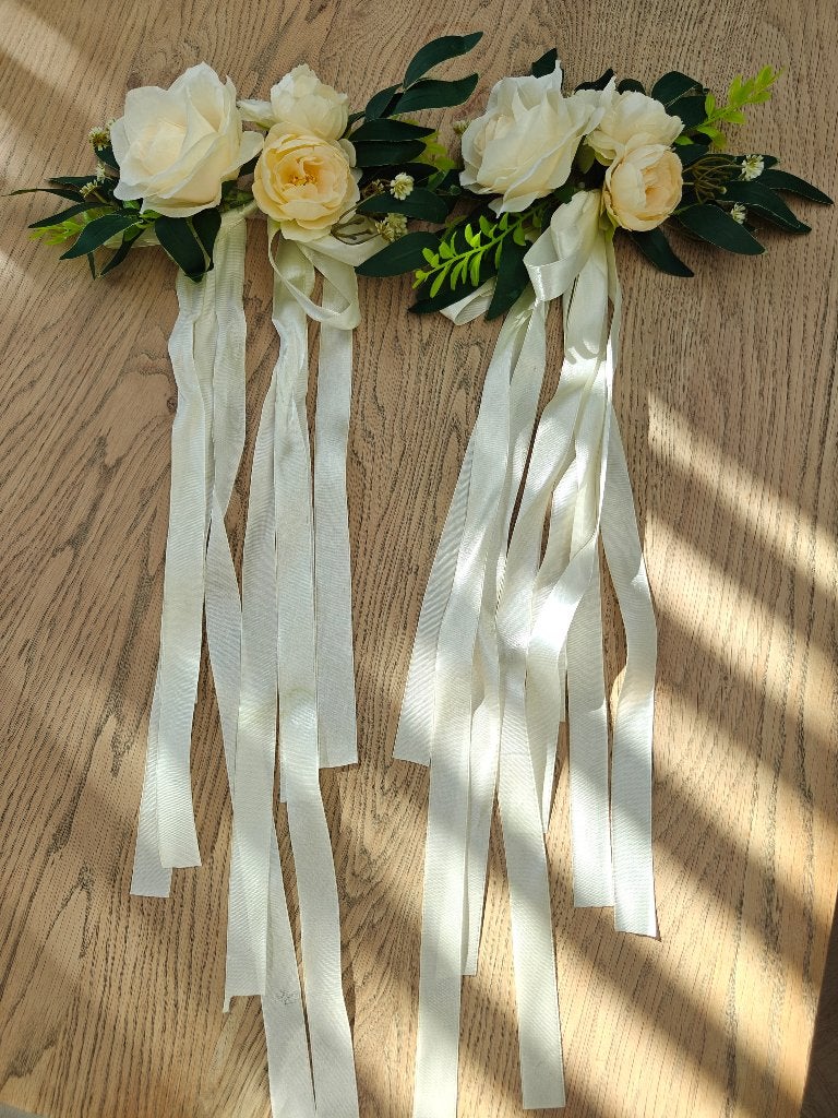Decoratie bloemen voor trouwauto bruiloft, Ophalen, Gebruikt, Versiering, Geboorte of Huwelijk