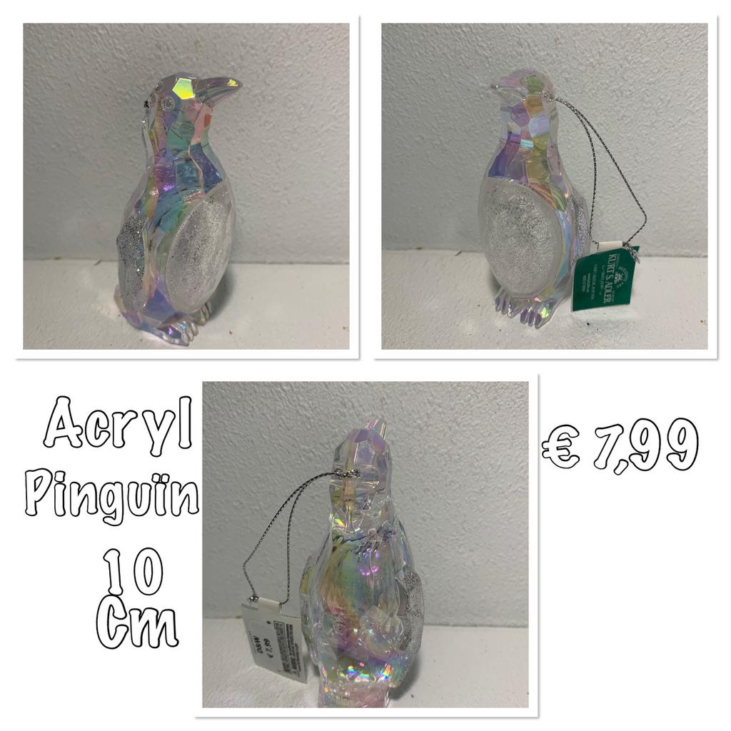 Acryl pinquin Nieuw, Diversen, Kerst, Ophalen of Verzenden, Nieuw