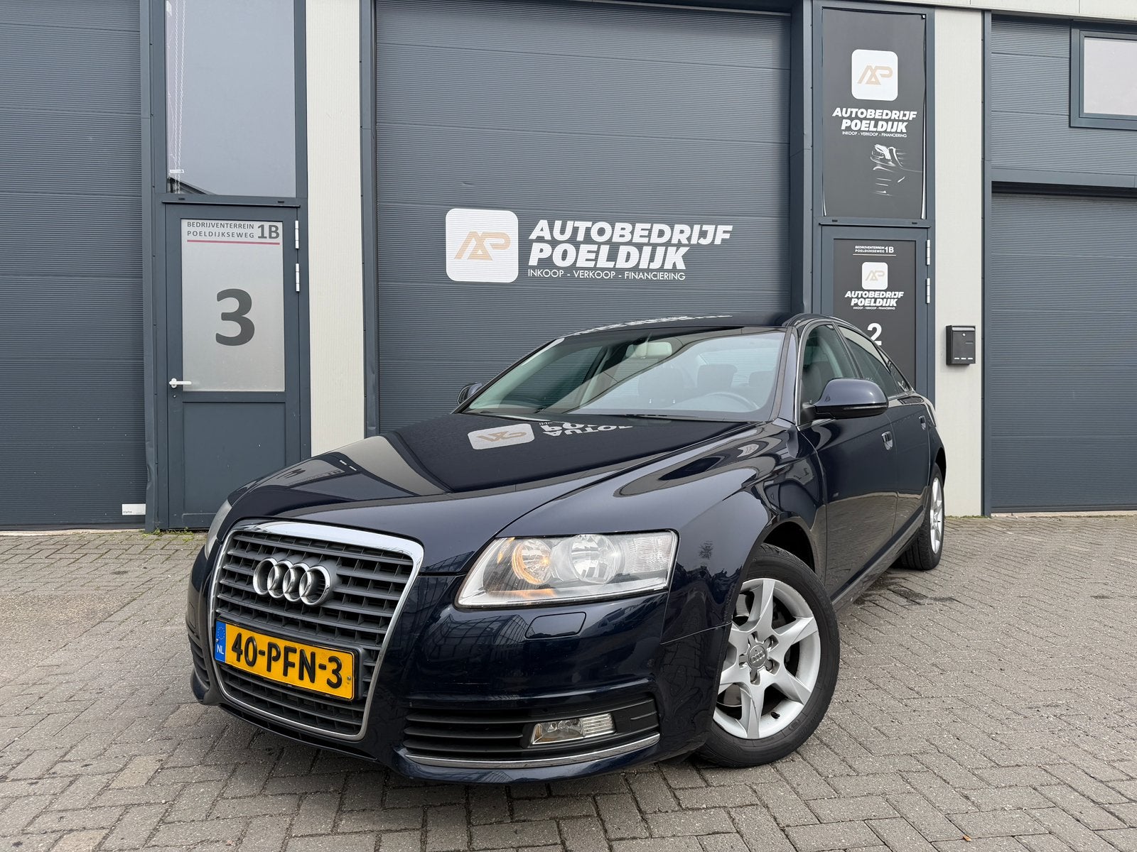 Audi A6 2.0 Tfsi 125KW AUT 2011 Facelift Nap Airco Navi, Auto's, Audi, Stof, 4 cilinders, 1984 cc, Blauw