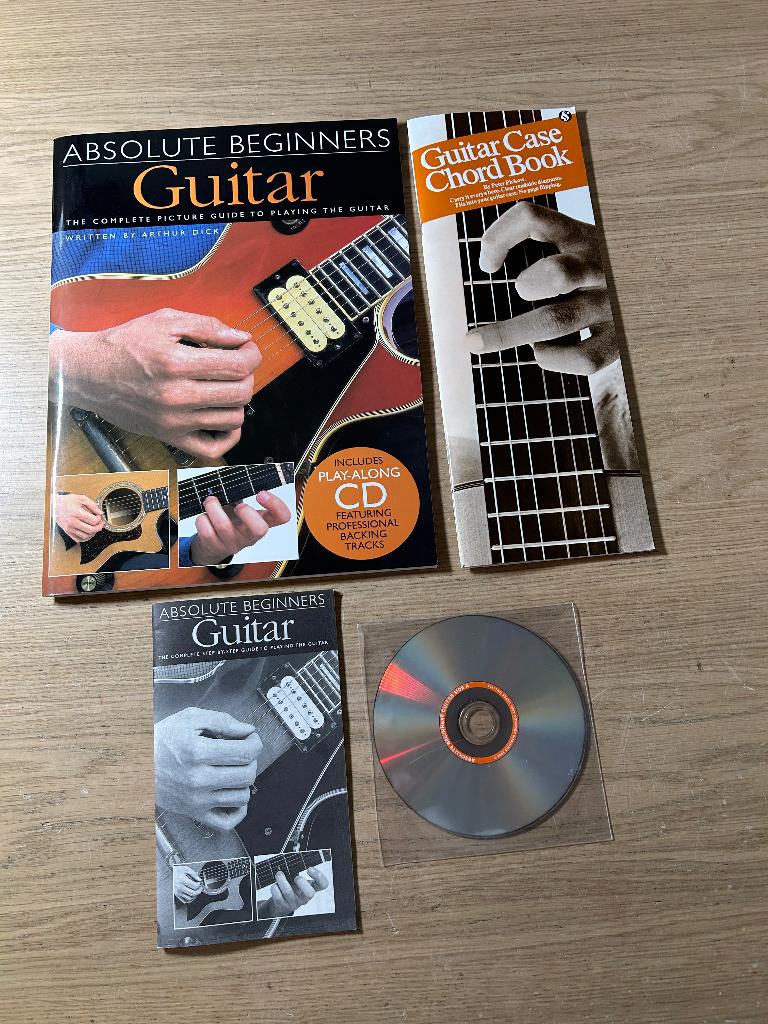 Beginners Gitaarspelen Boekjes + Cds Engelstalig, Ophalen of Verzenden, Gebruikt, Les of Cursus, Overige genres