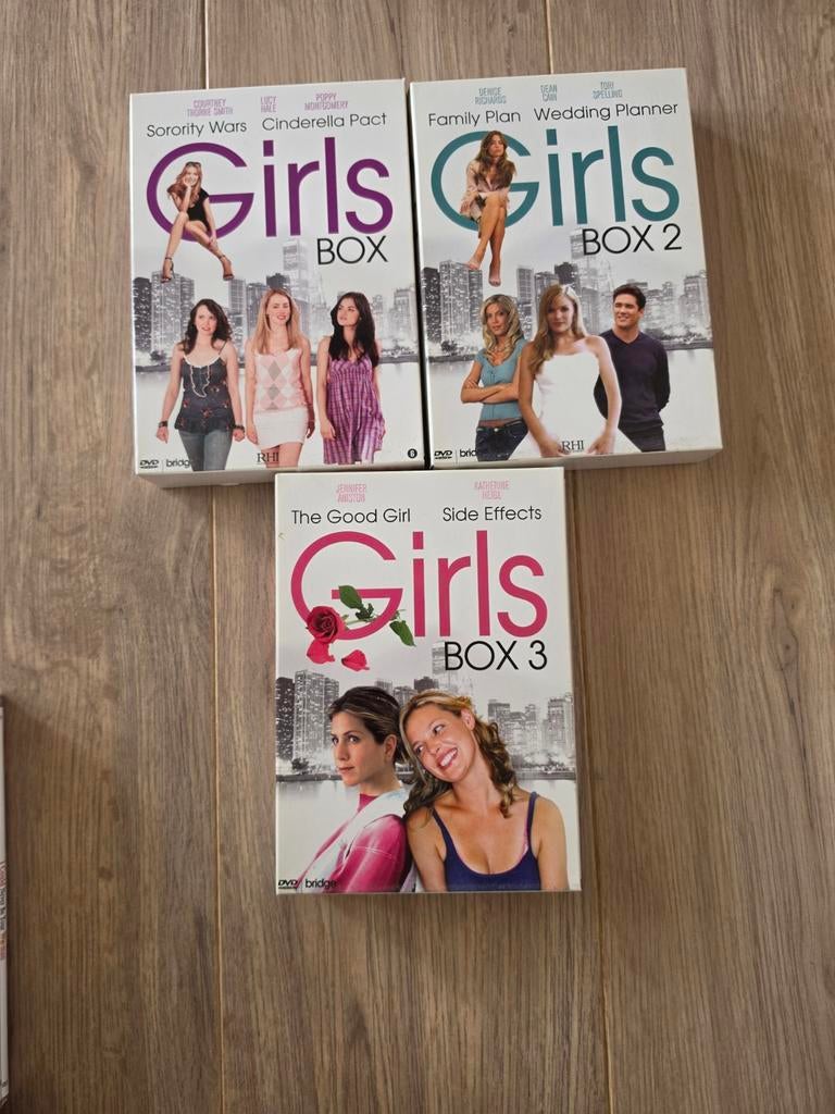 Girls Box 1, 2 & 3 DVD - Diverse films, Gebruikt, Ophalen of Verzenden, Vanaf 12 jaar, Boxset