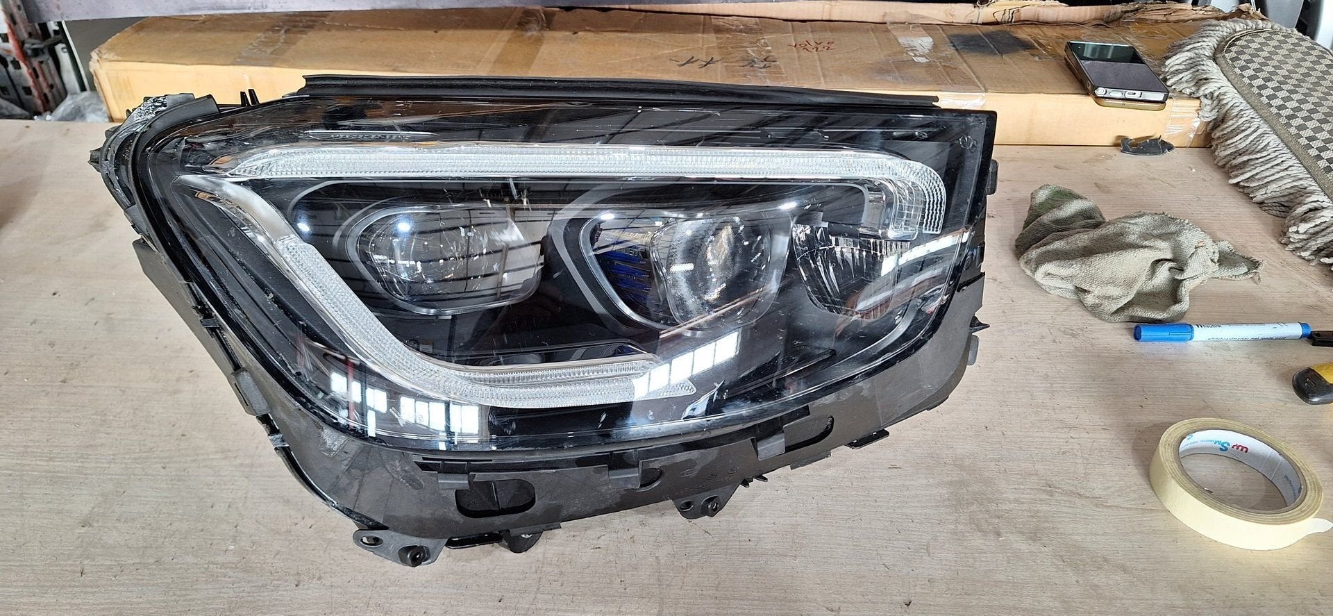 Mercedes-Benz GLC X253 C253 koplamp, Gebruikt, -, -, Ophalen of Verzenden