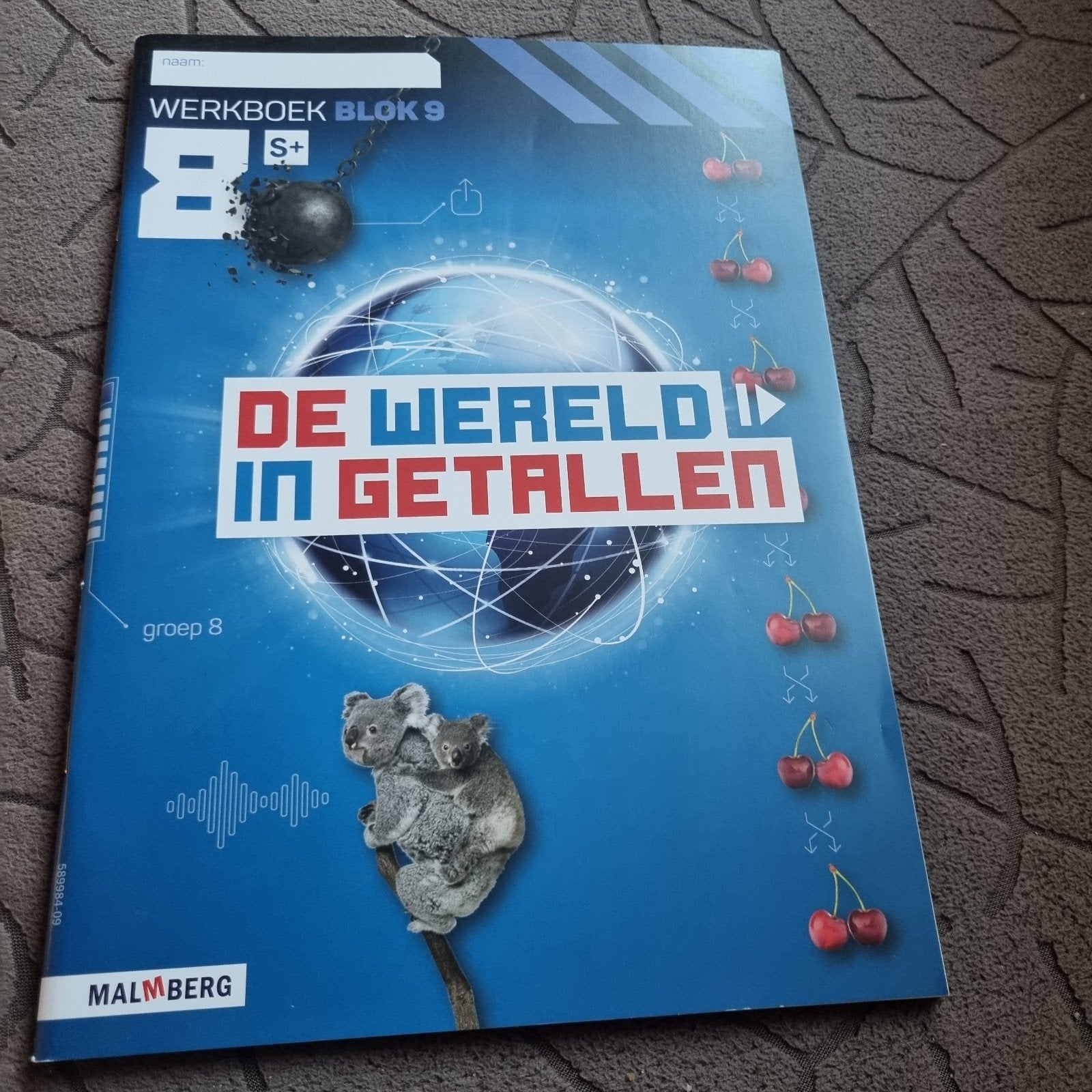 Malmberg De Wereld in Getallen Groep 8 Werkboek Blok 9, Boeken, Schoolboeken, Ophalen of Verzenden, Nieuw, Overige niveaus, Wiskunde A