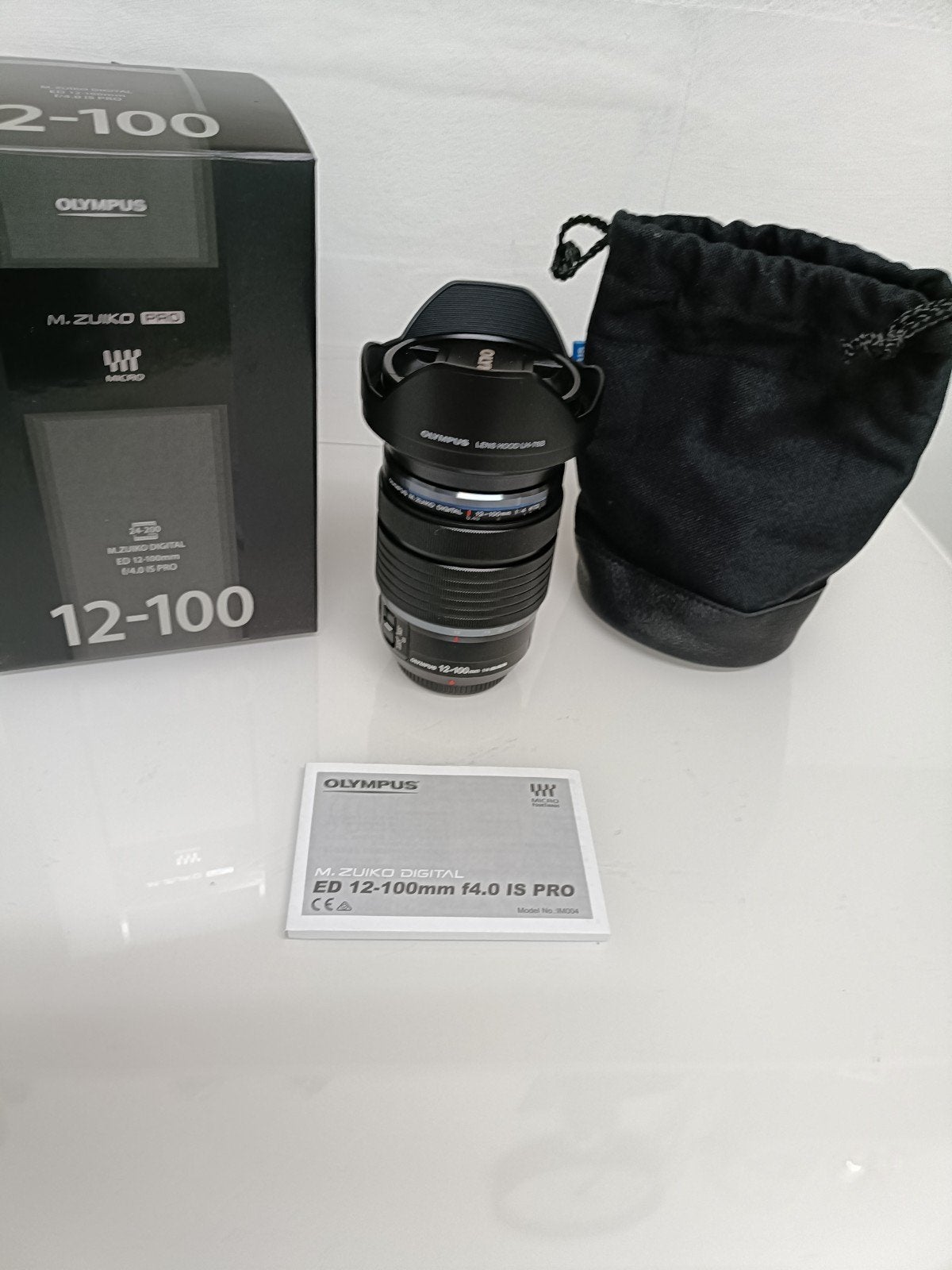 Olympus M.Zuiko Digital ED 12-100mm f/4.0 IS PRO Lens, Beschermhoes/tas, Micro Four Thirds, Olympus, Ophalen of Verzenden