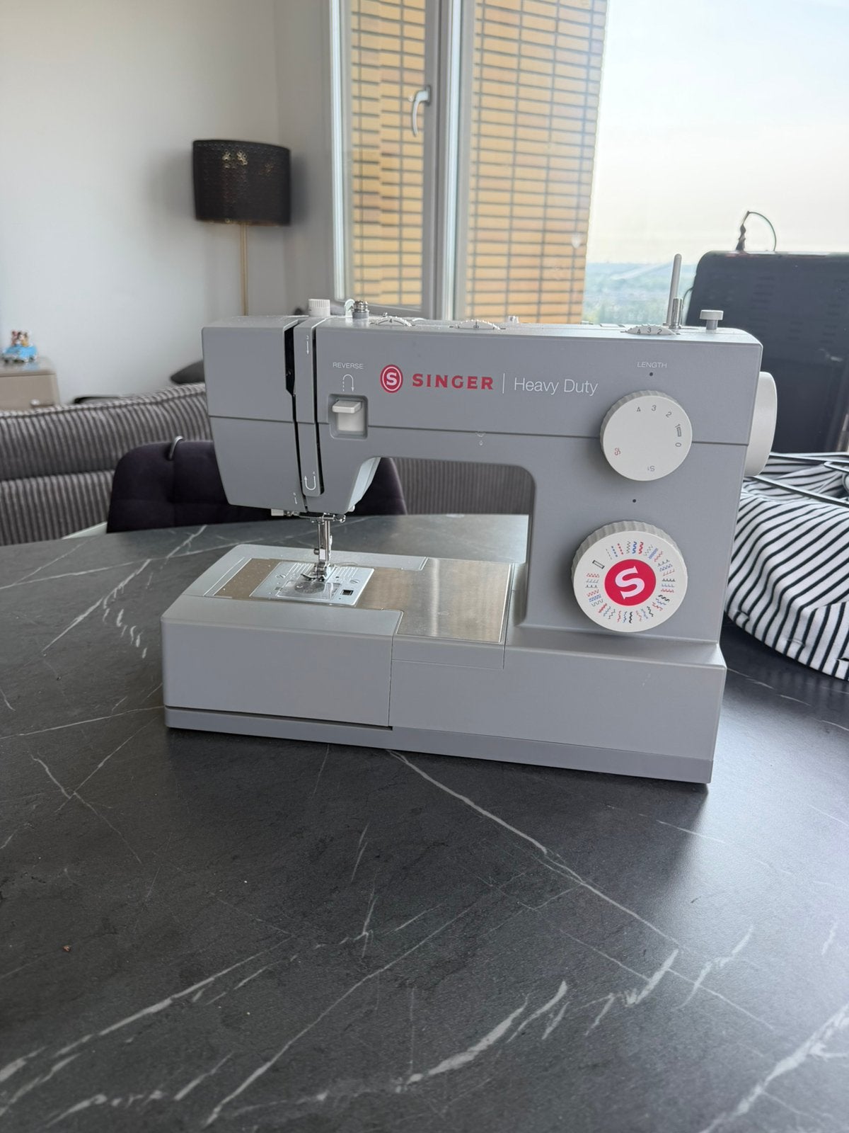 Singer Heavy Duty 4432, Ophalen, Zo goed als nieuw, Naaimachine, Singer