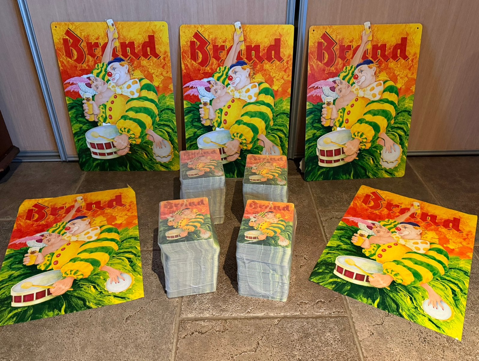 Voor de liefhebber Brand logo artikelen bierviltjes,  ed, Ophalen of Verzenden, Viltje(s), Overige merken