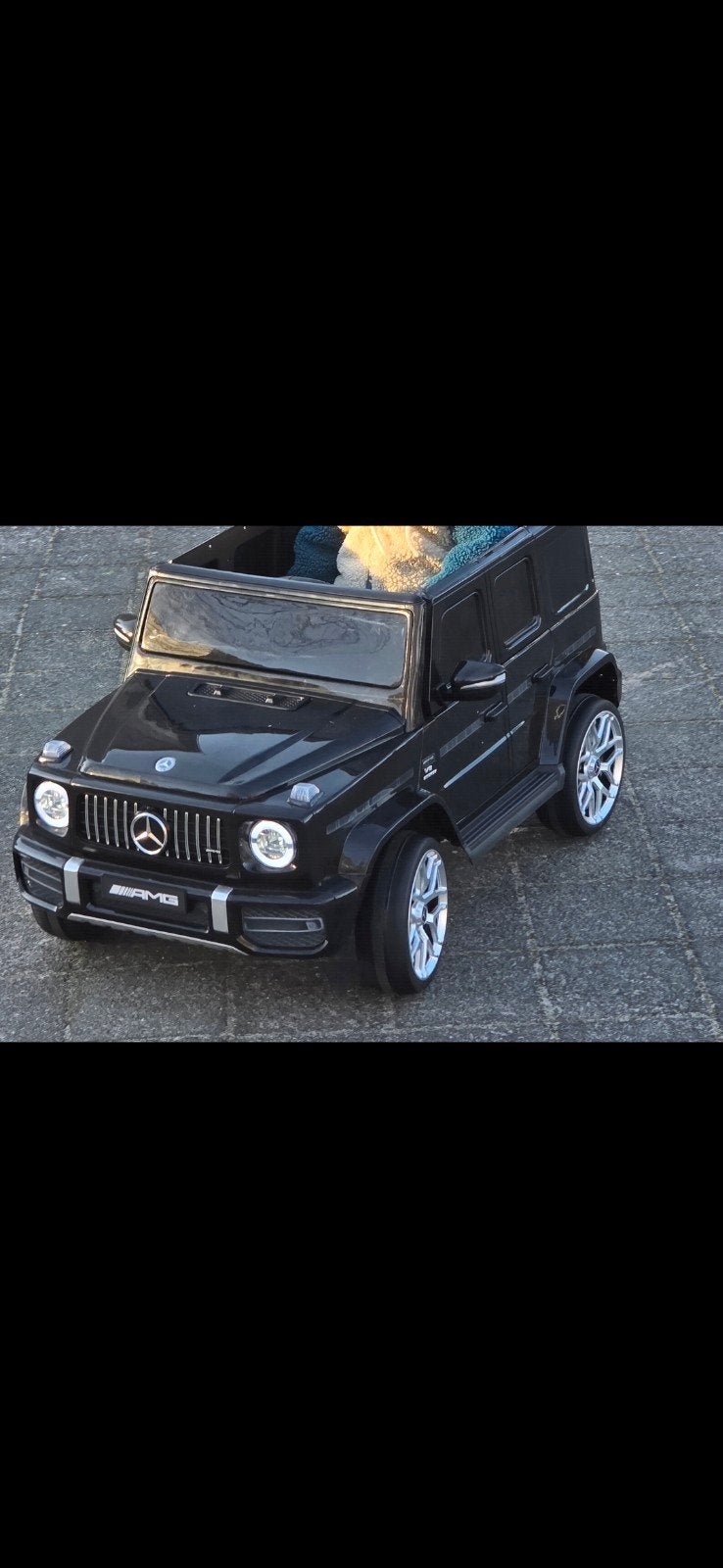Mercedes-Benz G63 AMG Kinderauto  Zwart met Afstandsbedien, Ophalen, Zo goed als nieuw, Afstandsbediening