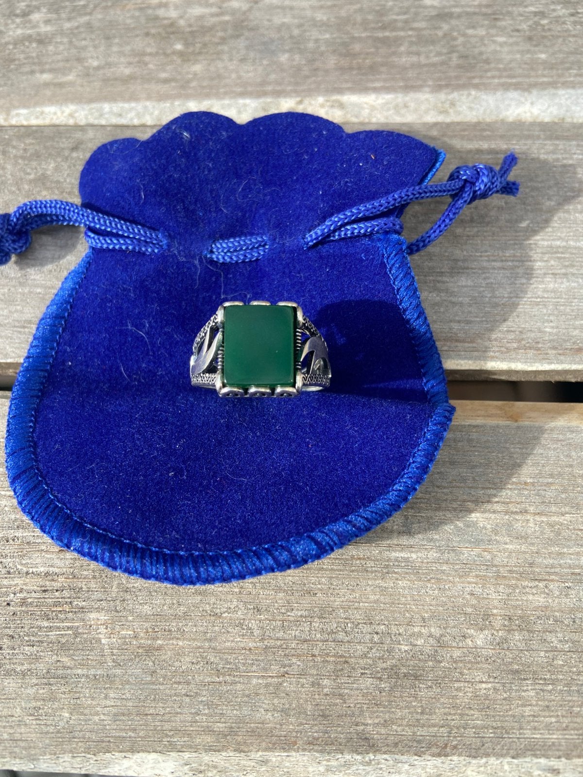 Zilveren Ring islam 925 nieuw, 19 tot 20, Ophalen of Verzenden, Zo goed als nieuw, Met edelsteen