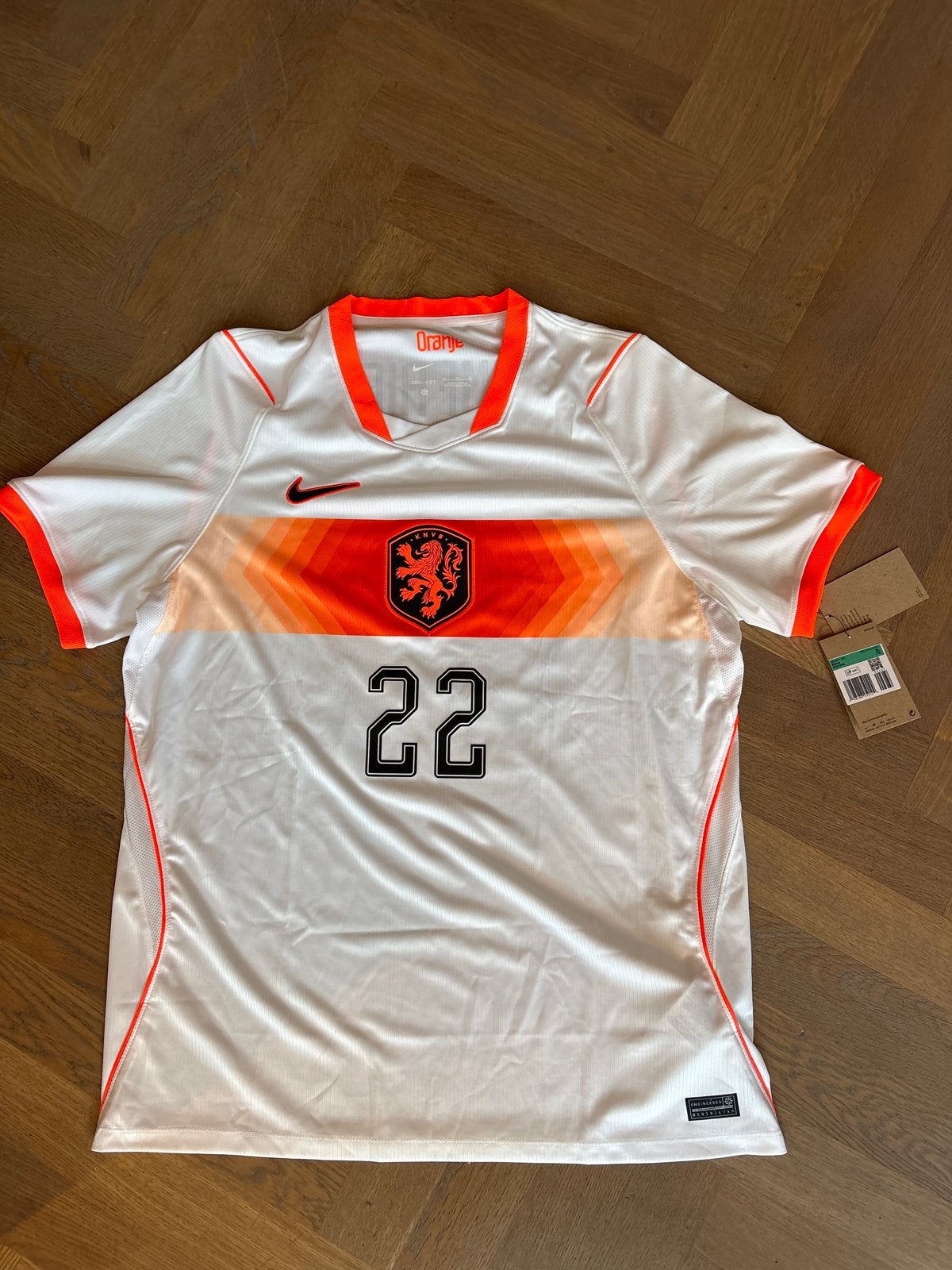 Nike Nederlands Elftal Dumfries Uitshirt XL Nieuw, Maat XL, Ophalen of Verzenden, Nieuw, Shirt