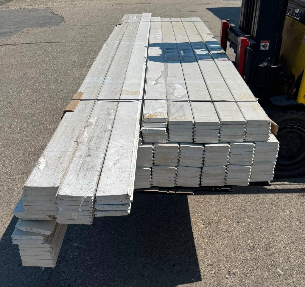 Vuren veilingdelen wit 18x120, Ophalen, Nieuw, 250 cm of meer, Planken
