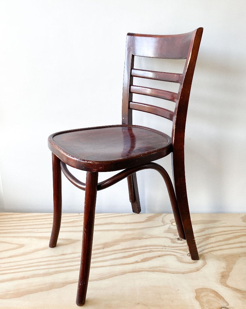 Vintage Café- Bistro stoel | Dining Chair | Eetkamerstoel, Ophalen, Gebruikt, Bruin, Thonet