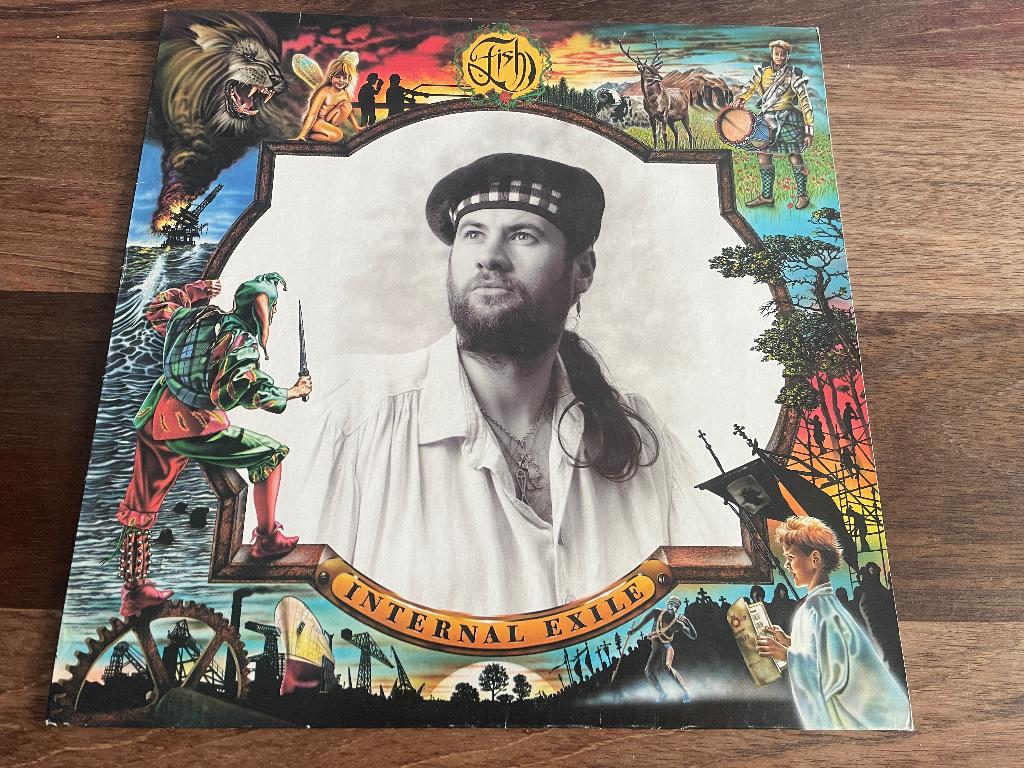 Vinyl LP Fish Internal Exile ( Marillion ), Cd's en Dvd's, Vinyl | Rock, Ophalen of Verzenden, Gebruikt, 12 inch, Progressive