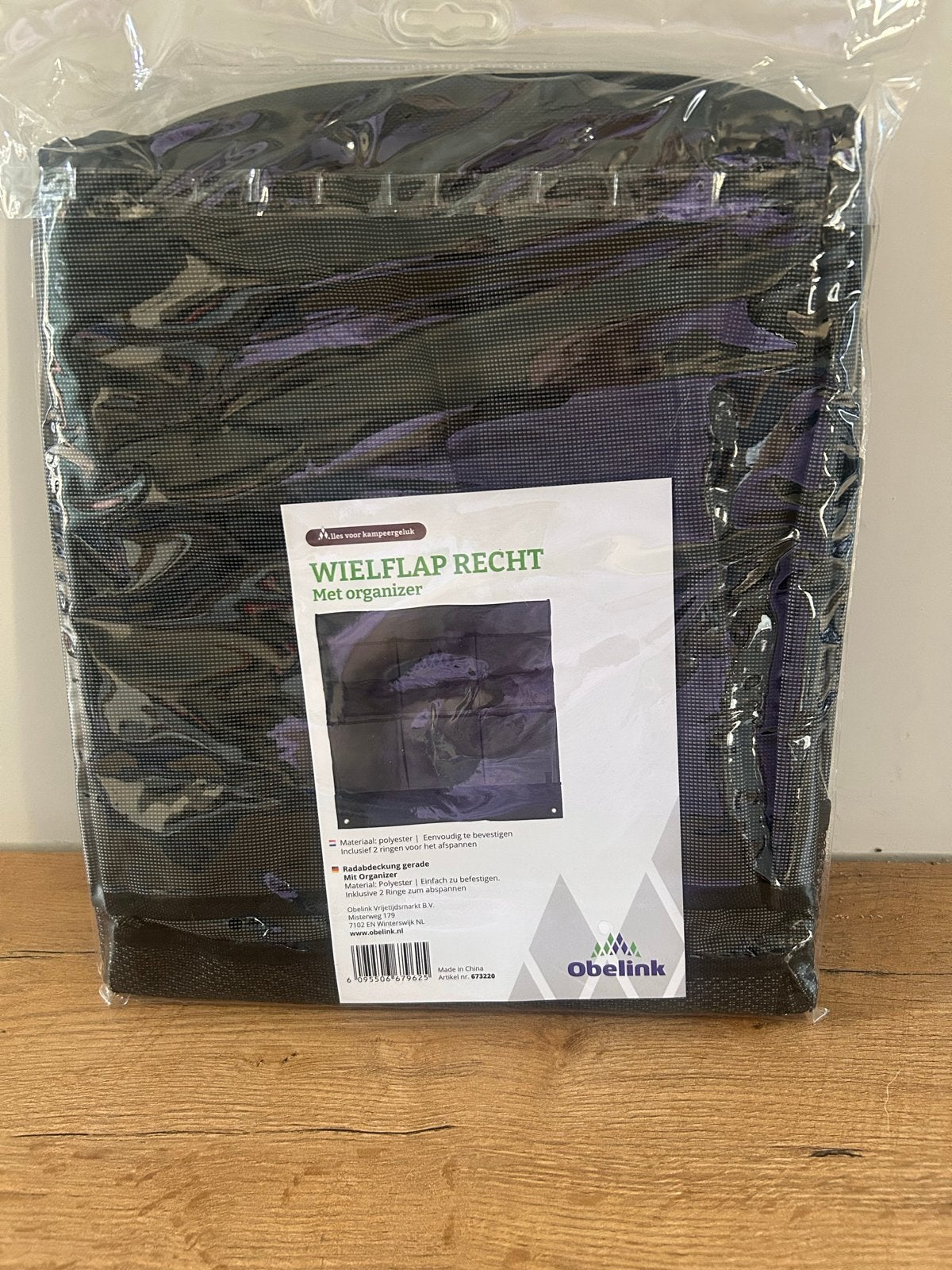 Obelink Wielflap Recht met Organizer - Nieuw in verpakking, Caravans en Kamperen, Caravan accessoires, Ophalen of Verzenden, Nieuw