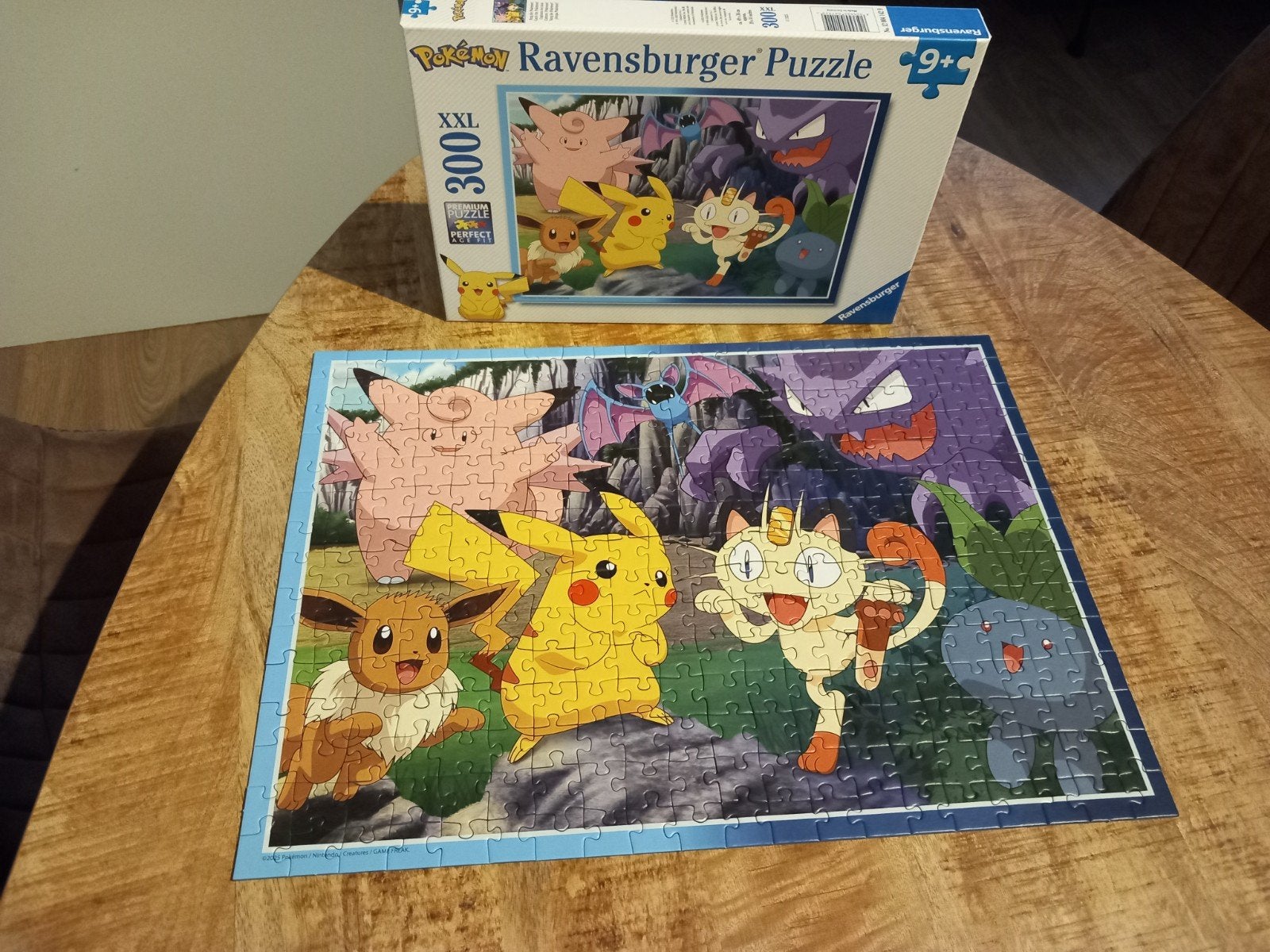 Ravensburger puzzel, Pokemon 300stuks, XXL, Ophalen of Verzenden, Minder dan 500 stukjes, Zo goed als nieuw