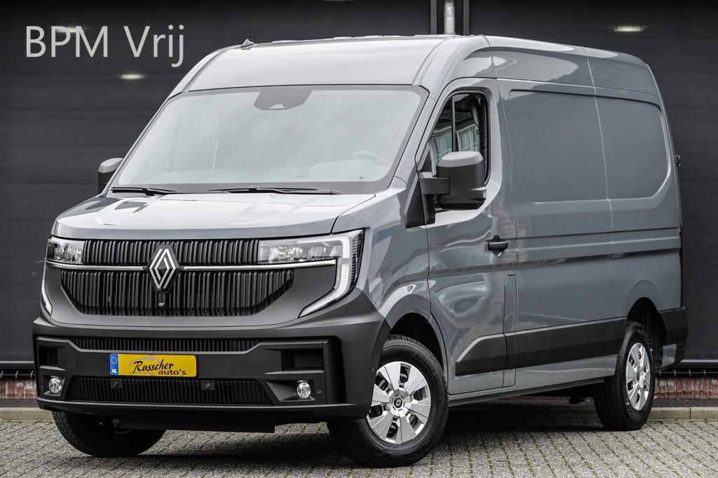 Renault Master T35 | L2H2 | 2.0Dci 150Pk | Stoel-Bank | Acht, Auto's, Bestelauto's, Stof, Gebruikt, 4 cilinders, Renault