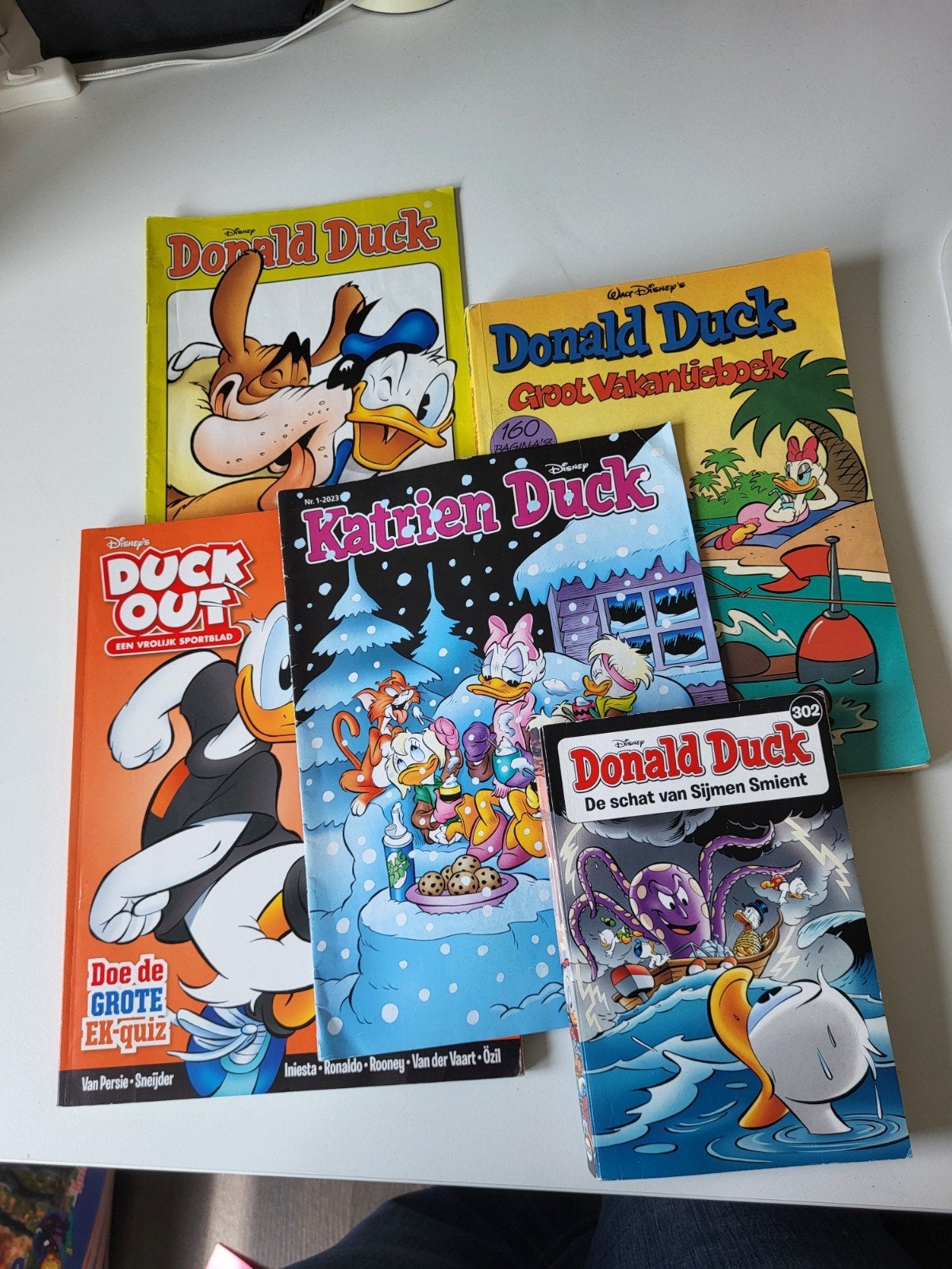 5x Donald Duck, Ophalen, Gelezen