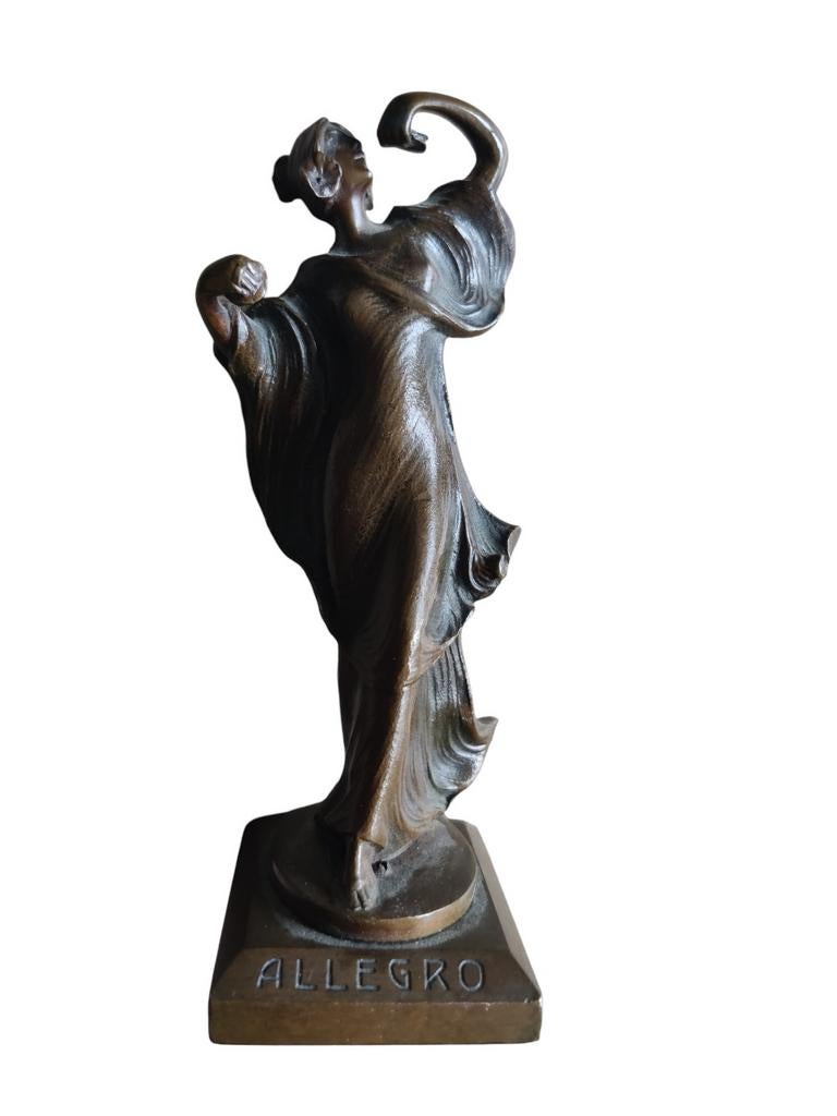 Antiek Frans bronzen beeld, Antiek en Kunst, Ophalen of Verzenden