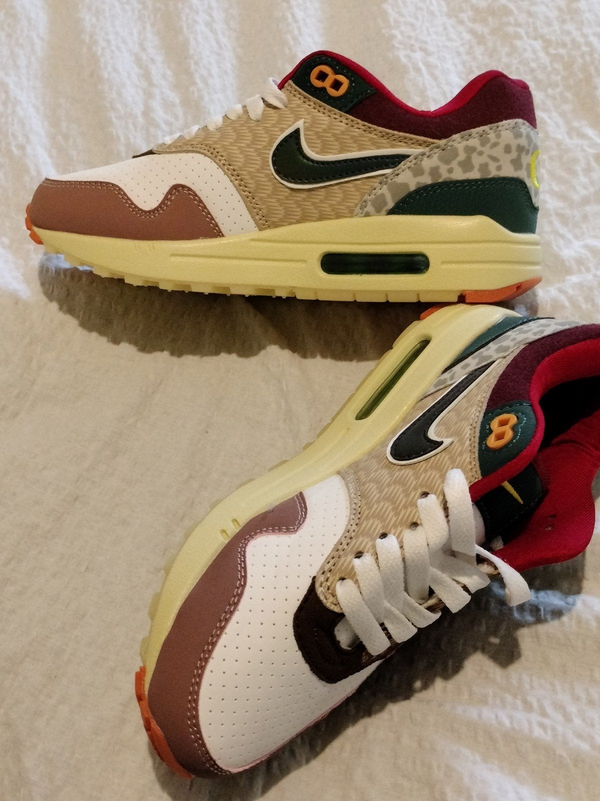 Nike Air Max 1 '87 Safari Summit White (W) - Maat 36, Overige kleuren, Verzenden, Nike, Nieuw