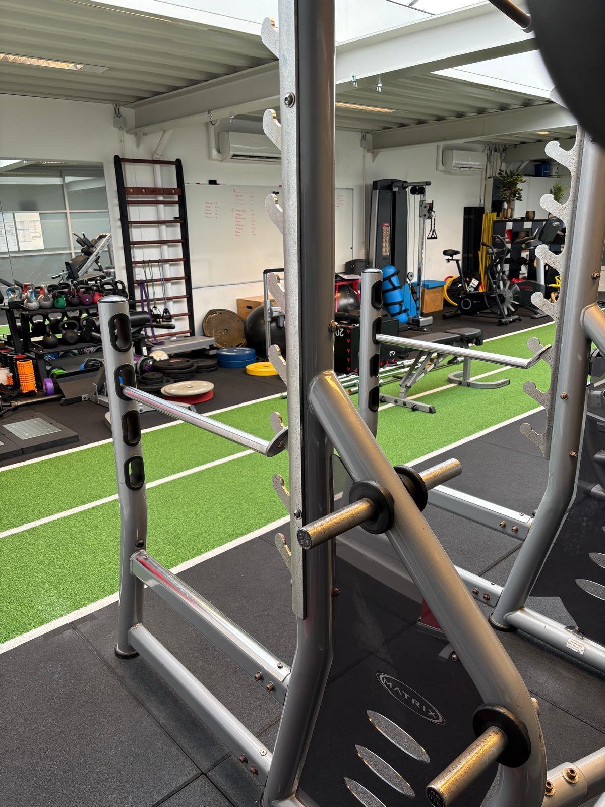 Squat rek matrix, Sport en Fitness, Ophalen, Benen, Gebruikt, Krachtstation