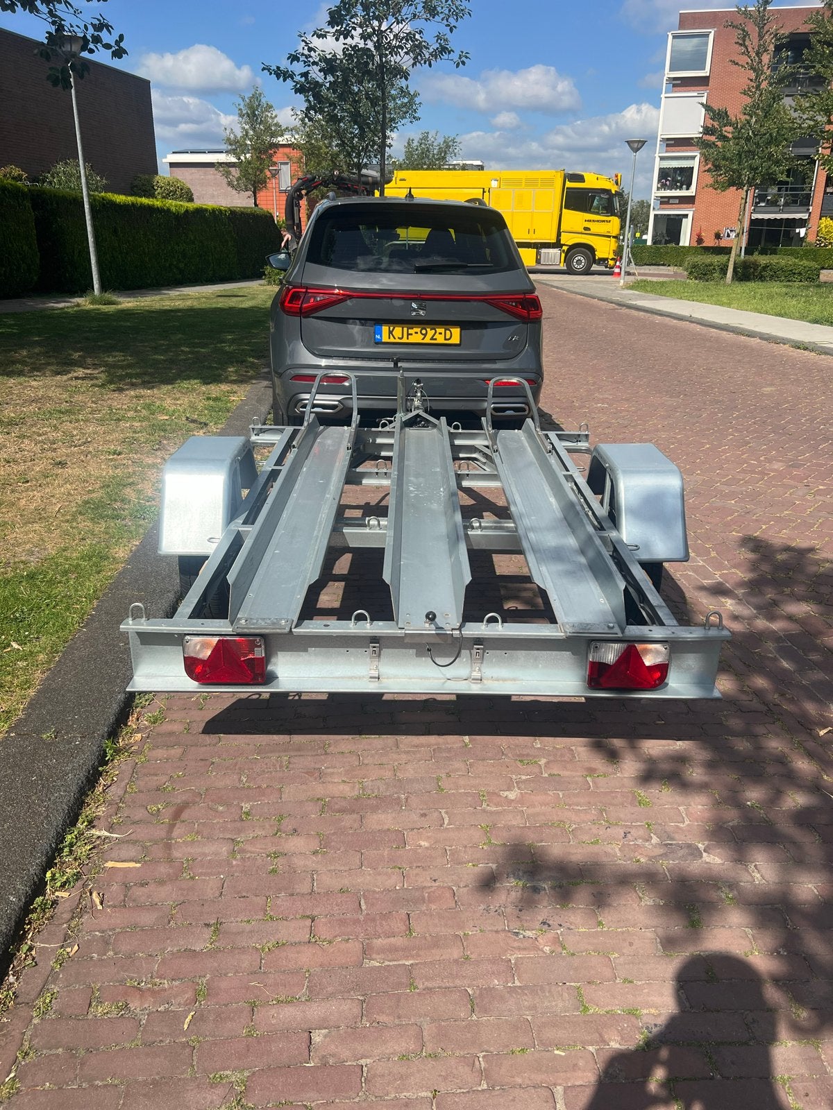 Kantelbare motoraanhanger motortrailer motor aanhanger kar, Ophalen, Nieuw