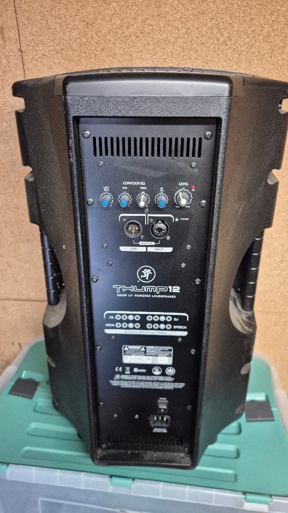 Defecte Mackie Thump12 1000W Actieve 12" Speaker defect, Party speaker, Niet werkend, Ophalen, 150 watt of meer