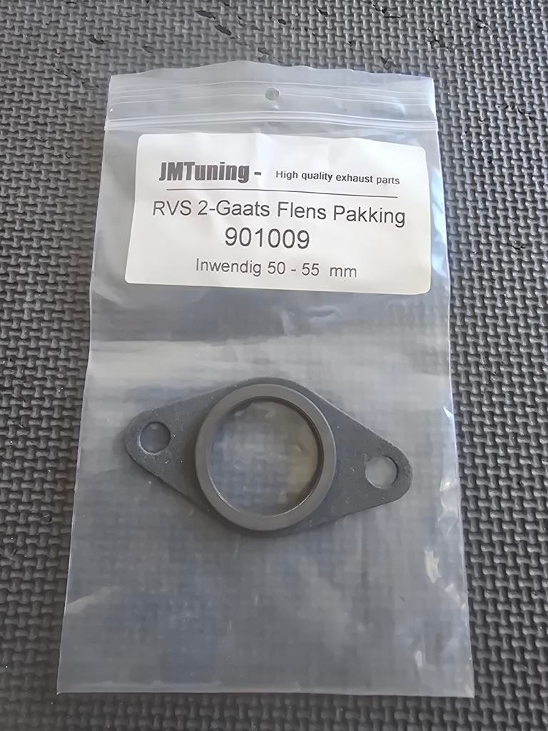 RVS 2-Gaats Flens Pakking 50-55 mm - JMTuning, Ophalen of Verzenden