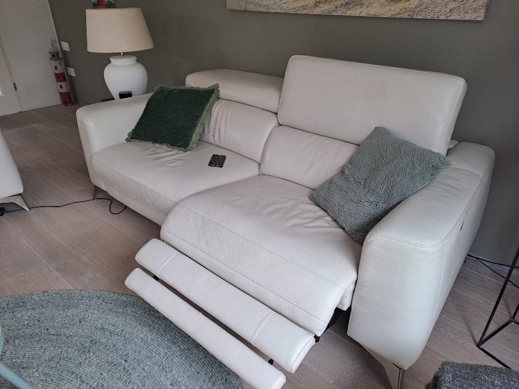Bank met stoel modern, Huis en Inrichting, Ophalen, Gebruikt, 100 tot 125 cm, Driepersoons