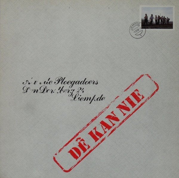 LP - De Ploegadoers – Dê Kan Nie - Streekmuziek uit Liempde, LP, Beschermende buitenhoes, Ophalen of Verzenden, Zo goed als nieuw