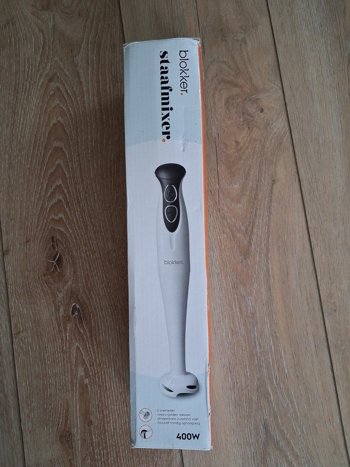 Blokker Staafmixer BL-11001 - 400W met Turbofunctie, Ophalen of Verzenden, Nieuw, Blender