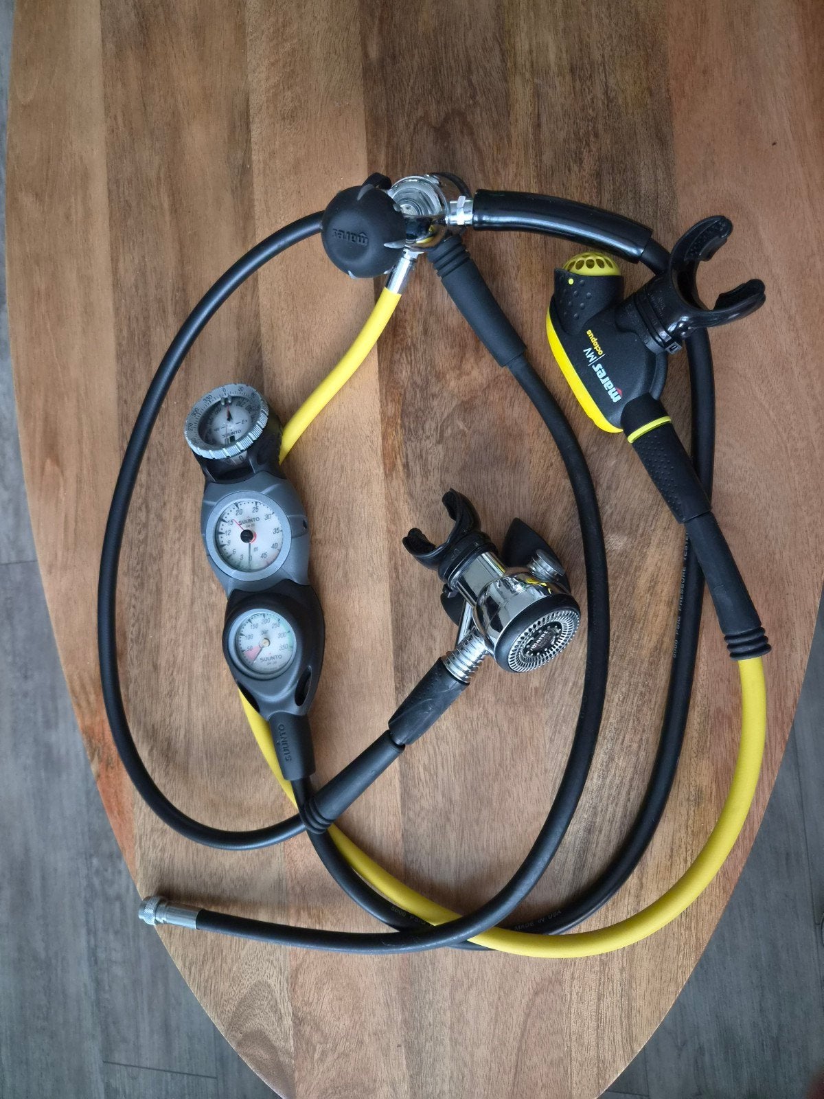 Mares Proton Metal ademautomaat Set met Suunto Meter, Ophalen, Zo goed als nieuw, Overige typen