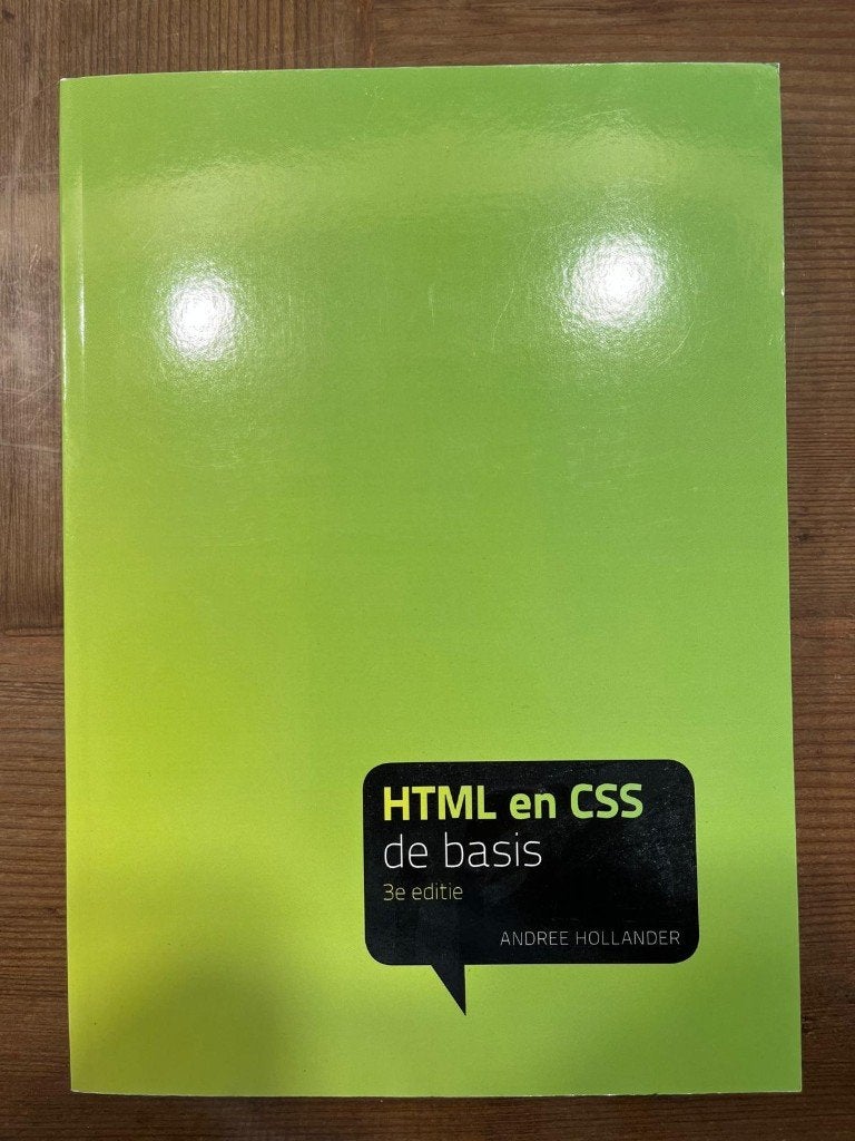HTML en CSS de basis, Boeken, Ophalen of Verzenden, Zo goed als nieuw, Internet of Webdesign, Andree Hollander
