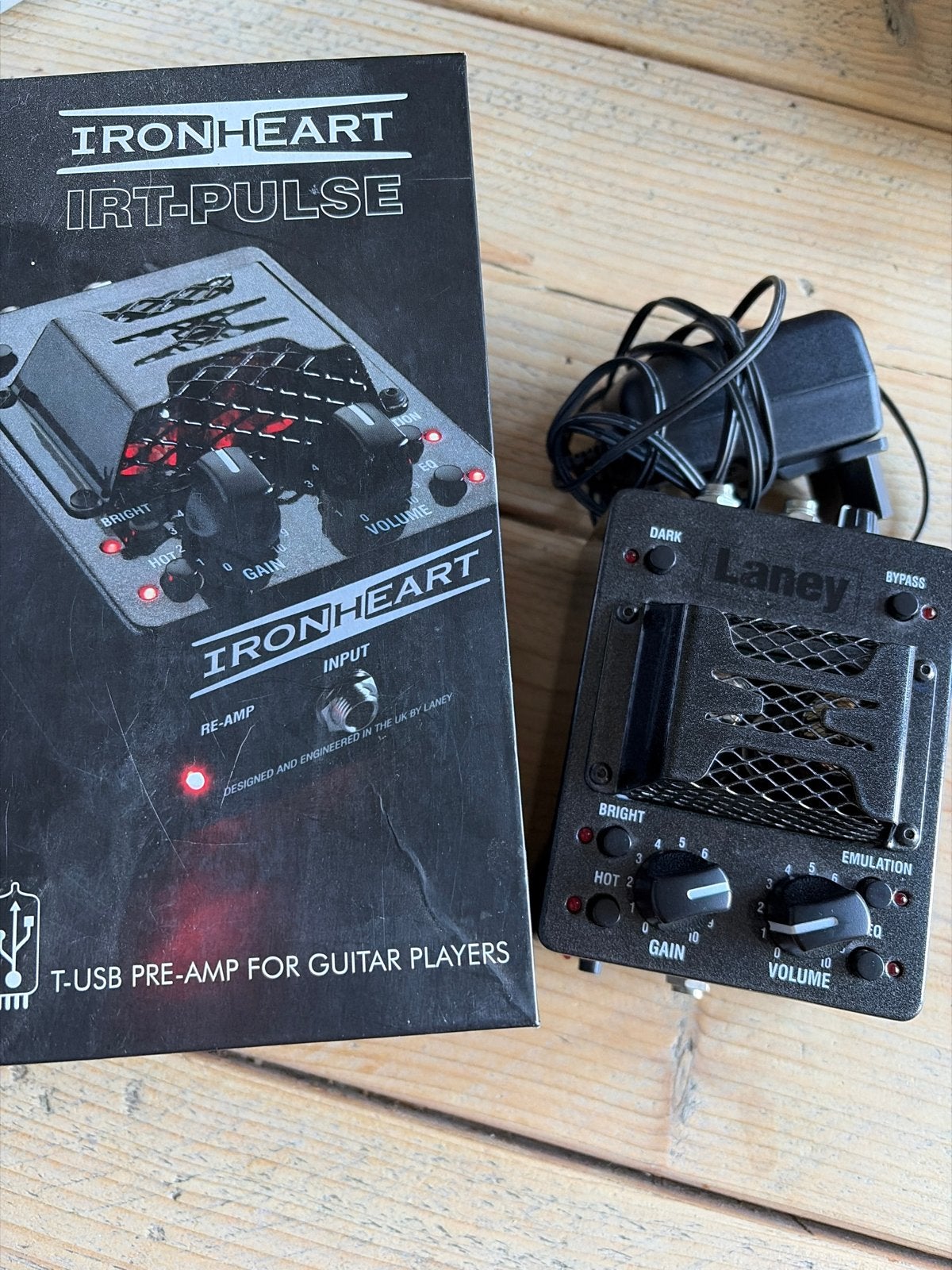 Laney IRT-PULSE Ironheart T-USB Pre-amp voor gitaar, Ophalen of Verzenden, Zo goed als nieuw, Gitaar, Minder dan 50 watt