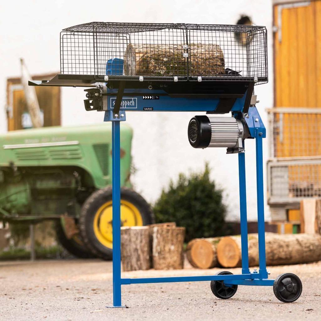 Houtkloofmachine Scheppach 7 ton horisontaal, Tuin en Terras, Scheppach, Liggend, Nieuw, Ophalen of Verzenden
