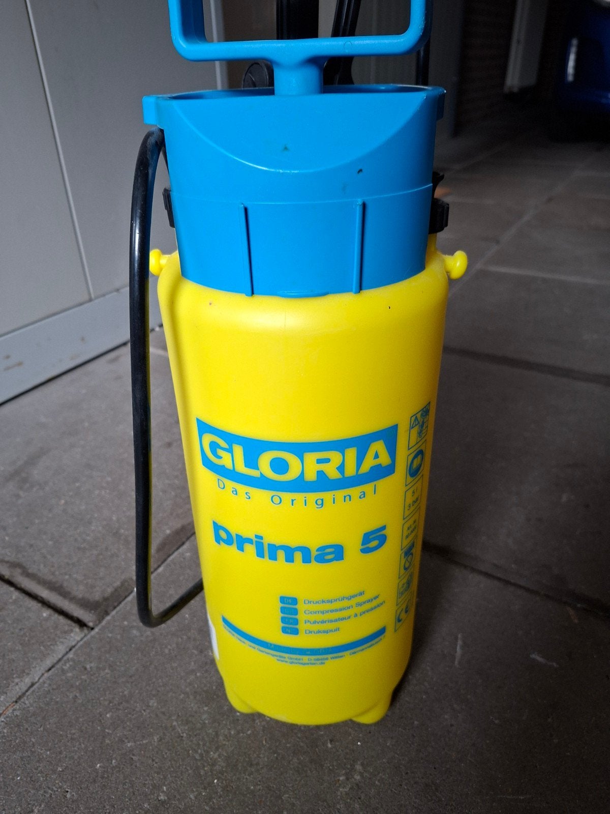Gloria Prima 5 drukspuit, hoge drukspuit, Ophalen, Zo goed als nieuw, Onkruidbestrijding