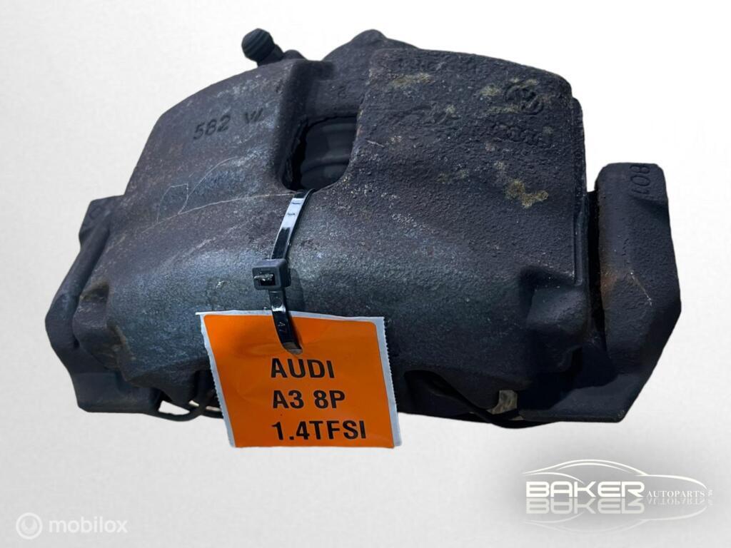 Remklauw rechtsvoor Audi A3 8P 1.4 TFSI S-edition (04-'12), Auto-onderdelen, Audi, Gebruikt, Audi, Ophalen of Verzenden