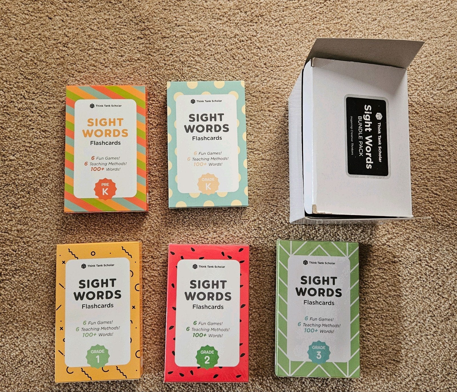 Sight Words Flashcards Bundle Pack - Engels leren, Ophalen of Verzenden, Nieuw, Taal en Lezen