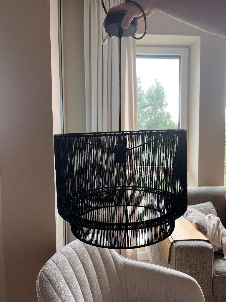 Hanglamp Kwantum, Ophalen, Zo goed als nieuw, E27 (groot)