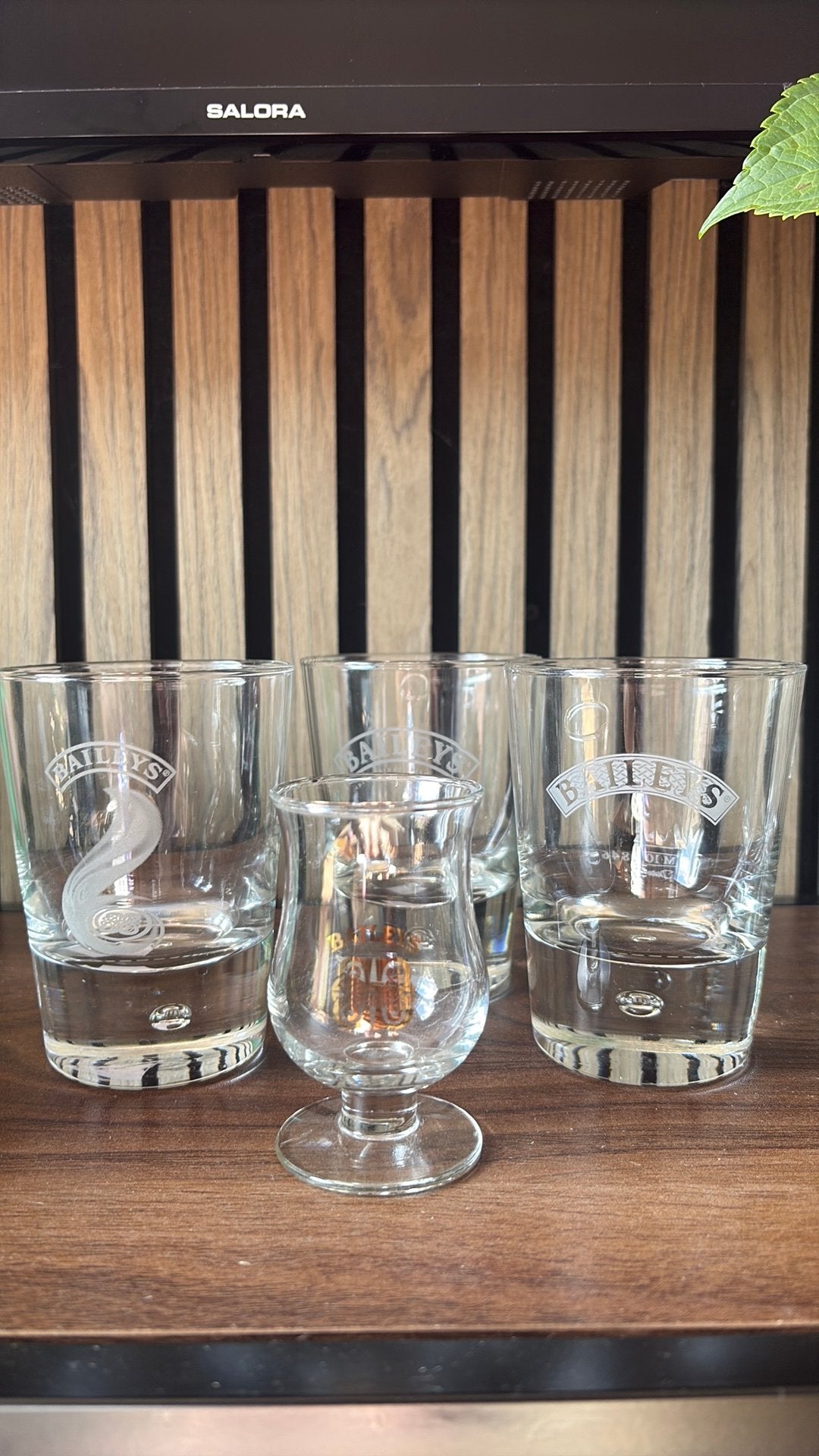 Set Baileys glazen, Verzamelen, Glas en Borrelglaasjes, Ophalen, Zo goed als nieuw, Overige typen