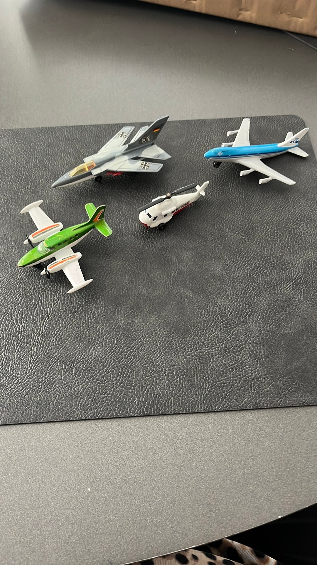 4x Matchbox vliegtuigen div., Ophalen of Verzenden, Gebruikt, Schaalmodel