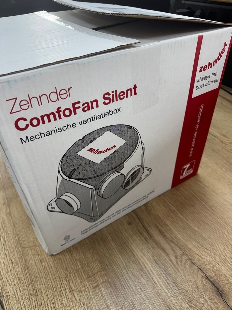 Ventilatiebox Zehnder ComfoFan Silent Perilex, Doe-het-zelf en Verbouw, Ventilatie en Afzuiging, Ophalen of Verzenden, Nieuw, Afzuiger
