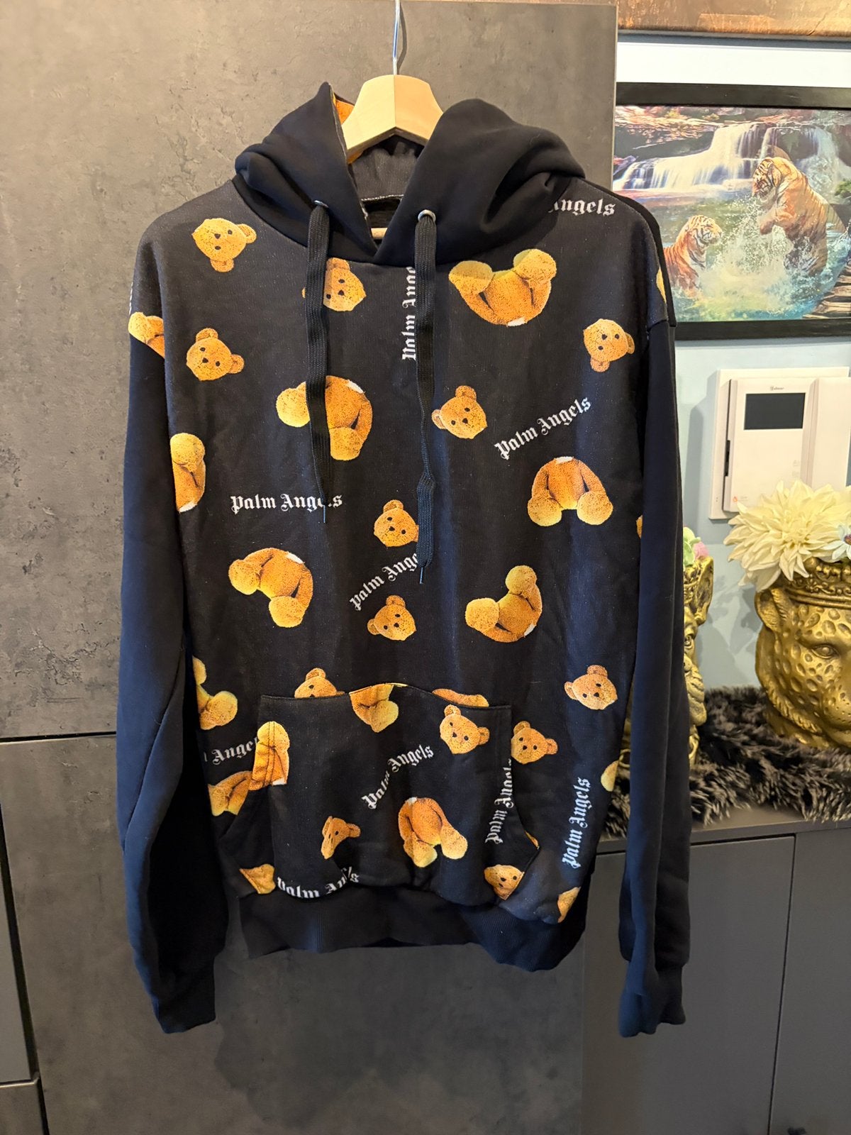 Te koop Palm Angels trui maat l, Ophalen of Verzenden, Zo goed als nieuw, Maat 42/44 (L), Zwart