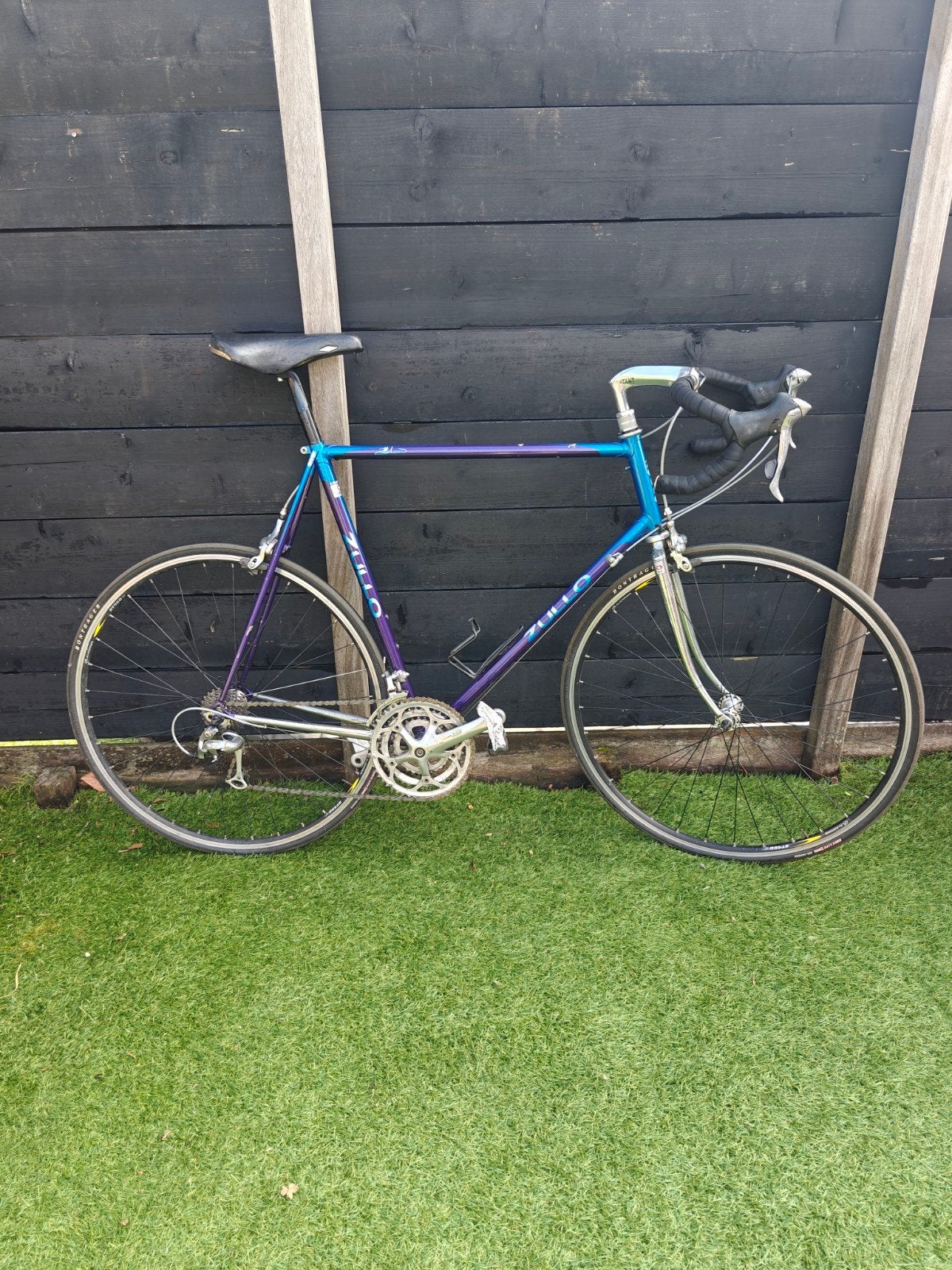 Zullo racefiets framemaat 62, Shimano 105, schakelt goed, Fietsen en Brommers, Gebruikt, Aluminium, Meer dan 20 versnellingen