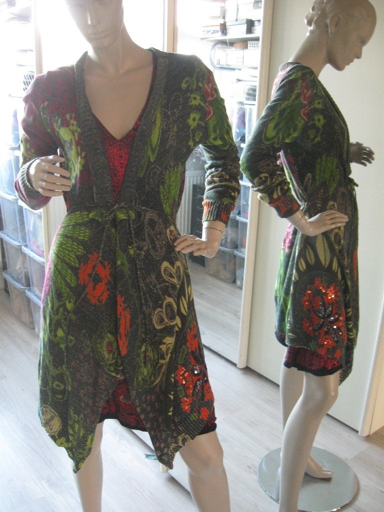 DESIGUAL feestelijk vest met glittertje maat S M goede staat, Kleding | Dames, Truien en Vesten, Maat 38/40 (M), Ophalen of Verzenden
