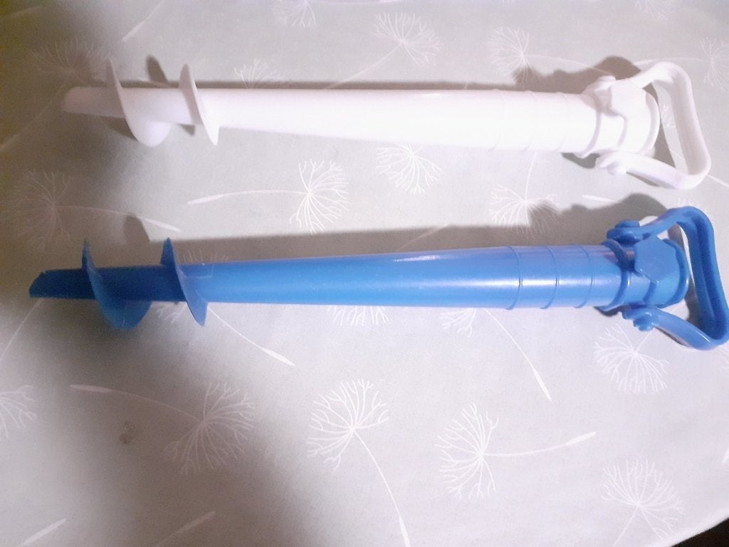 Grondboor voor strandparasol, Tuin en Terras, Ophalen of Verzenden, Zo goed als nieuw, Minder dan 1 meter, Strandparasol