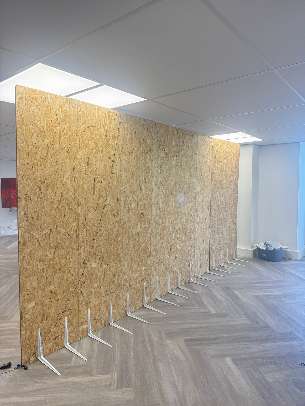 OSB-platen voor tijdelijke afscheiding of constructie, Ophalen, Gebruikt, Minder dan 25 mm, 200 tot 250 cm
