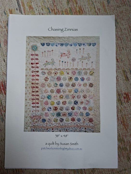 Quiltpatroon Chasing Zinnias van Susan Smith incl mallen, Ophalen of Verzenden, Nieuw