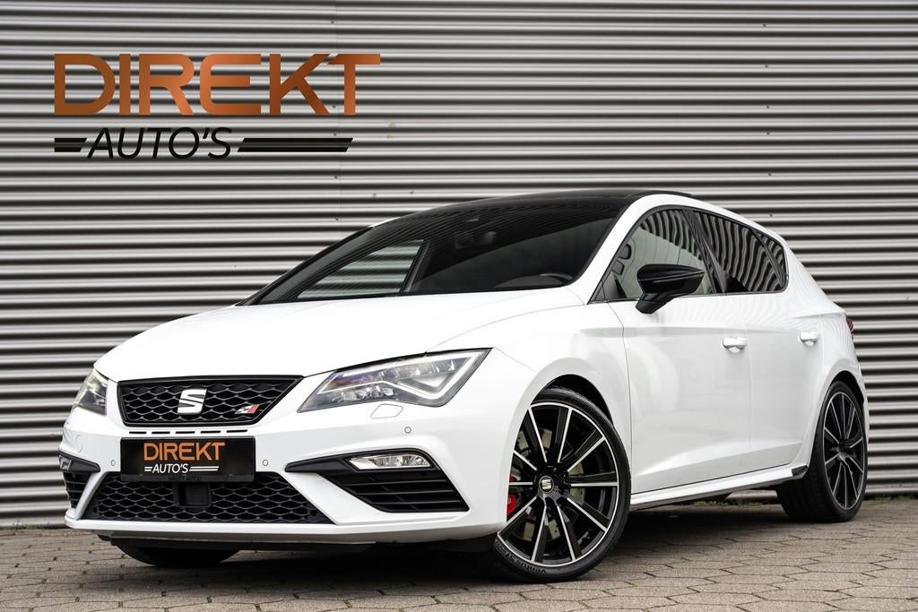 SEAT Leon 2.0 TSI CUPRA 300 PERFORMANCE PANO BREMBO CAMERA, Auto's, Seat, 15 km/l, Zwart, 4 cilinders, 1984 cc