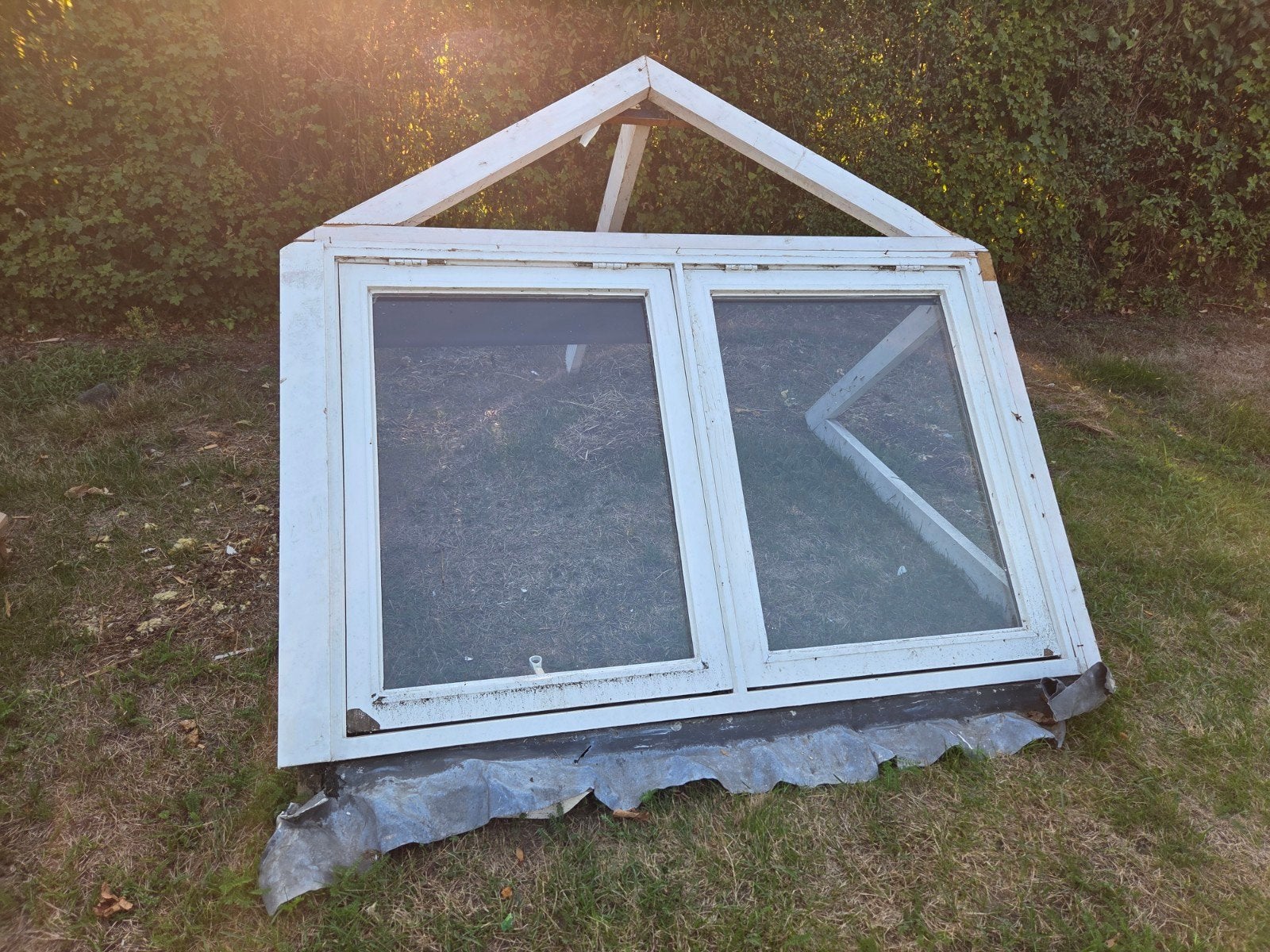 Gebruikt Dakkapel met Dubbelglas en Houten Frame, Ophalen, Gebruikt, 80 tot 120 cm, 80 tot 120 cm